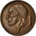 Coin, Belgium, 20 Centimes, 1954, EF(40-45), Bronze, KM:147.1