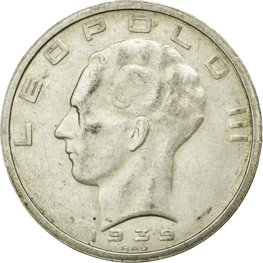 Monnaie, Belgique, 50 Francs, 50 Frank, 1939, TTB+, Argent, KM:122.1