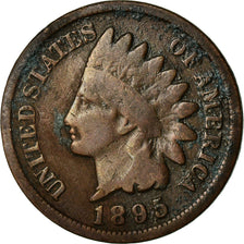 Coin, United States, Indian Head Cent, Cent, 1895, U.S. Mint, Philadelphia