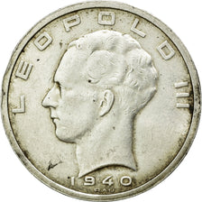 Coin, Belgium, 50 Francs, 50 Frank, 1940, AU(50-53), Silver, KM:121