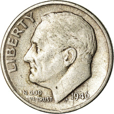 Coin, United States, Roosevelt Dime, Dime, 1946, U.S. Mint, San Francisco