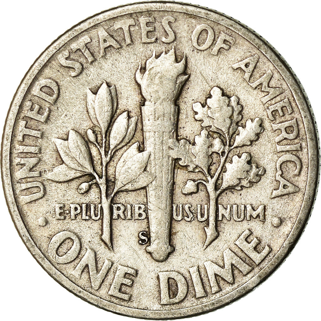 Coin, United States, Roosevelt Dime, Dime, 1946, U.S. Mint, San Francisco