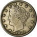 Coin, United States, Liberty Nickel, 5 Cents, 1887, U.S. Mint, Philadelphia