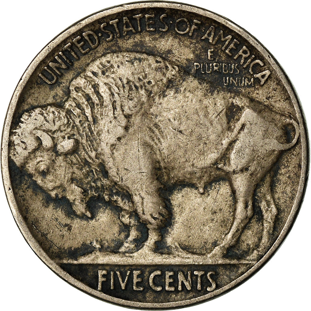 Coin, United States, Buffalo Nickel, 5 Cents, 1926, U.S. Mint, Philadelphia