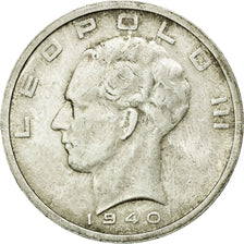 Coin, Belgium, 50 Francs, 50 Frank, 1940, AU(50-53), Silver, KM:121