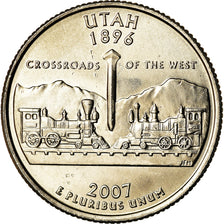 Coin, United States, Quarter, 2007, U.S. Mint, Denver, MS(65-70), Copper-Nickel