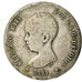 Coin, Spain, Alfonso XIII, Peseta, 1891, Madrid, F(12-15), Silver, KM:691