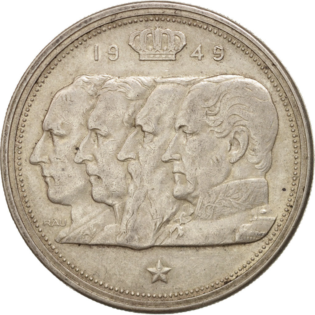 Coin, Belgium, 100 Francs, 100 Frank, 1948, EF(40-45), Silver, KM:139.1