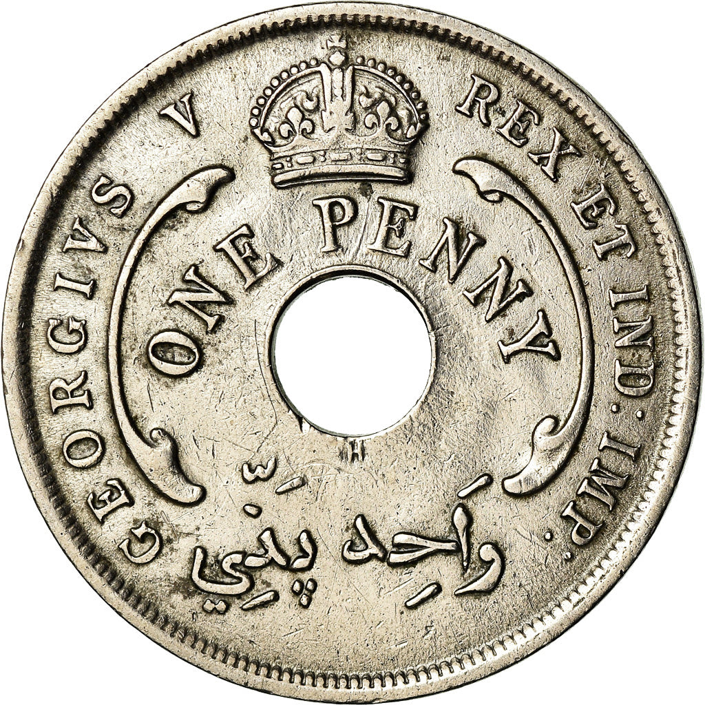 Moneta, AFRICA OCCIDENTALE BRITANNICA, George V, Penny, 1920, BB, Rame-nichel