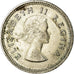 Monnaie, Afrique du Sud, Elizabeth II, 3 Pence, 1956, TTB, Argent, KM:47