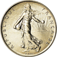 Coin, France, Semeuse, Franc, 1975, Paris, MS(65-70), Nickel, KM:925.1