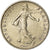 Coin, France, Semeuse, 1/2 Franc, 1975, Paris, MS(65-70), Nickel, KM:931.1