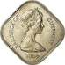 Coin, Guernsey, Elizabeth II, 10 Shilling, 1966, Heaton, EF(40-45)