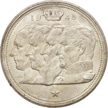 Belgium, 100 Francs, 100 Frank, 1948, AU(50-53), Silver, KM:138.1