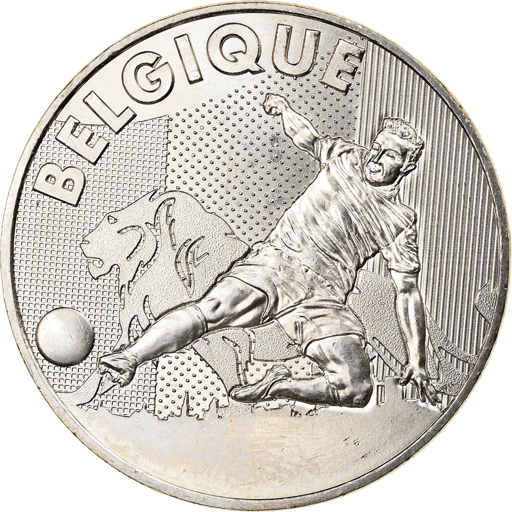 France, Jeton, Football, Belgique, Euro, Sports & leisure, 2016, MS(64)