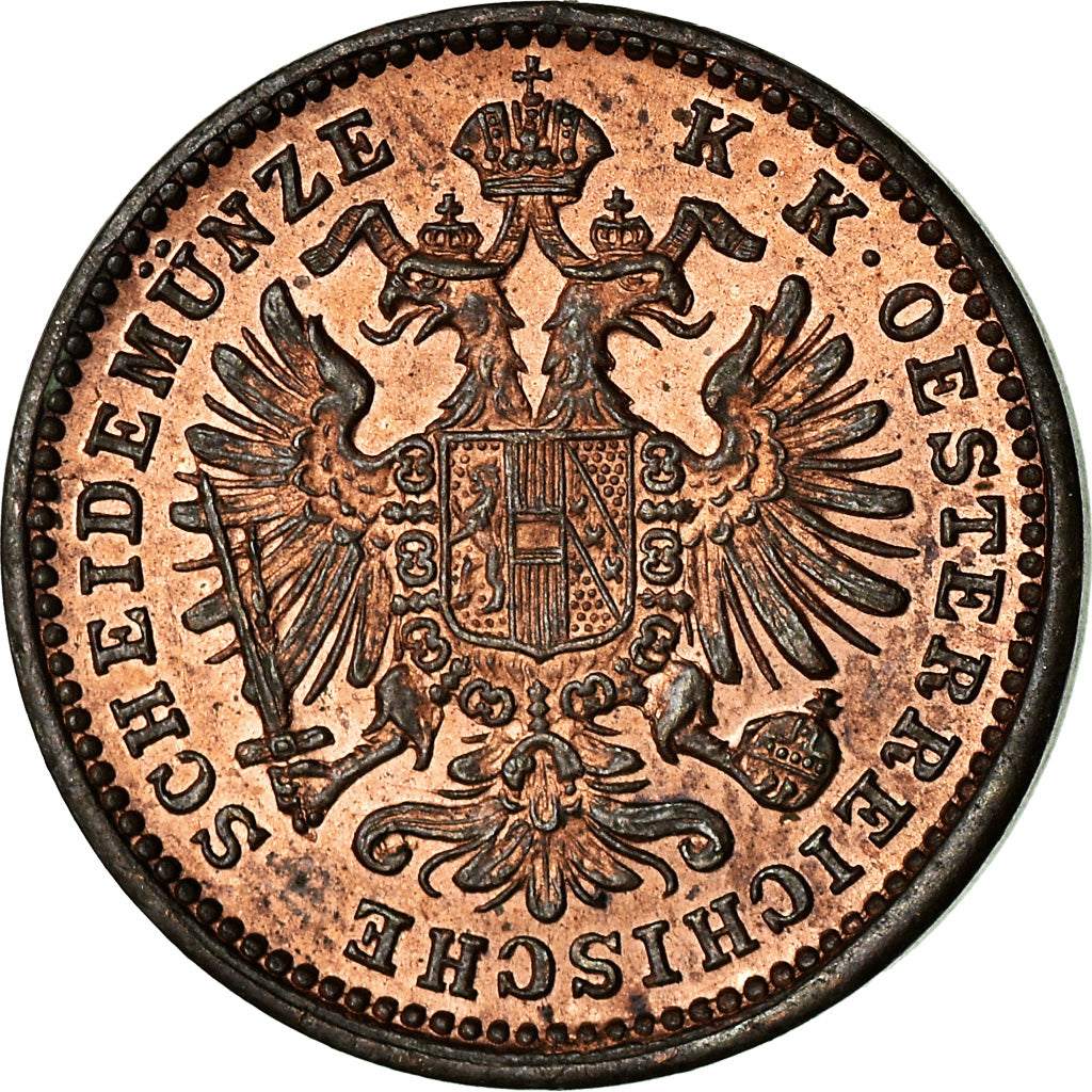 Monnaie, Autriche, Franz Joseph I, Kreuzer, 1885, TTB, Cuivre, KM:2187