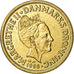 Moneda, Dinamarca, Margrethe II, 10 Kroner, 1998, Copenhagen, EBC, Aluminio -