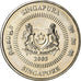 Moneta, Singapur, 50 Cents, 2005, Singapore Mint, MS(60-62), Miedź-Nikiel