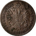 Moneta, Austria, Franz Joseph I, Kreuzer, 1881, MB+, Rame, KM:2186