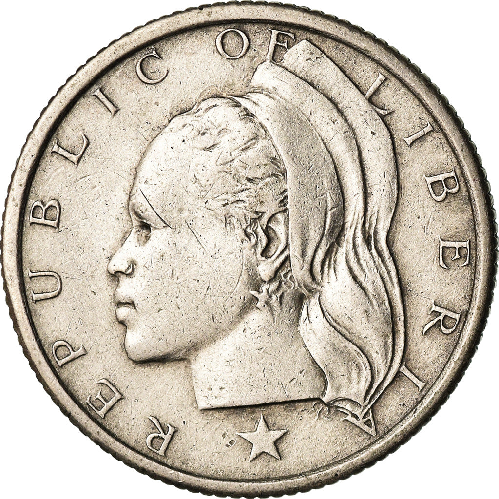 Coin, Liberia, 25 Cents, 1966, AU(55-58), Copper-nickel, KM:16a.1