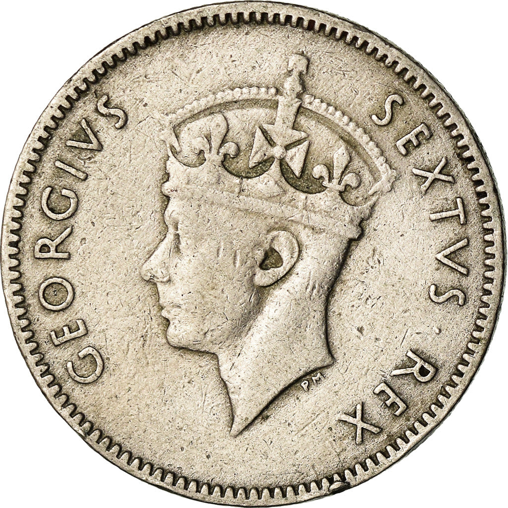 Münze, EAST AFRICA, George VI, 50 Cents, 1948, S+, Copper-nickel, KM:30