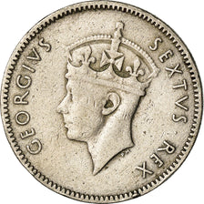 Münze, EAST AFRICA, George VI, 50 Cents, 1948, S+, Copper-nickel, KM:30