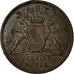 Coin, German States, BADEN, Friedrich I, 1/2 Kreuzer, 1865, EF(40-45), Copper