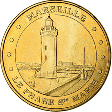 France, Token, Touristic token, Marseille - Le phare Sainte-Marie, Arts &