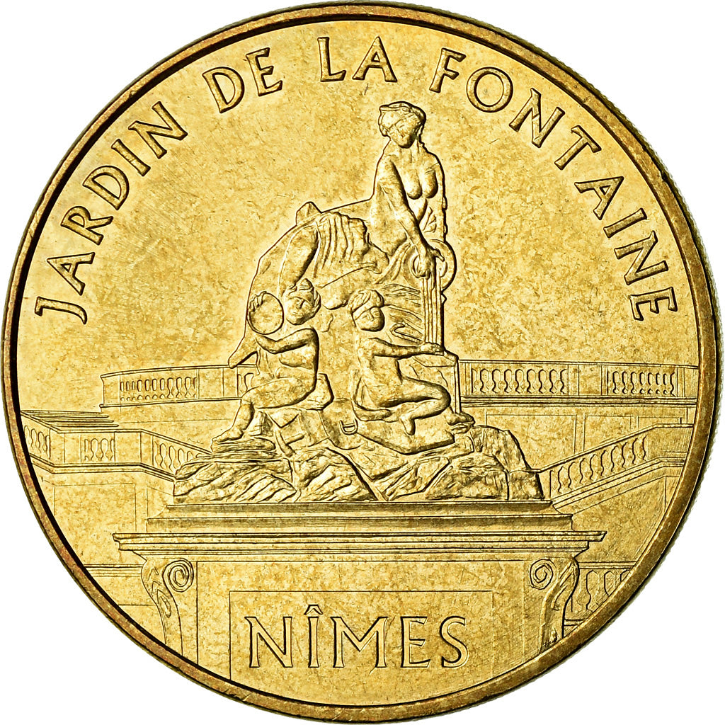 France, Jeton, Jeton Touristique, Nimes - Jardin de La Fontaine, Arts & Culture