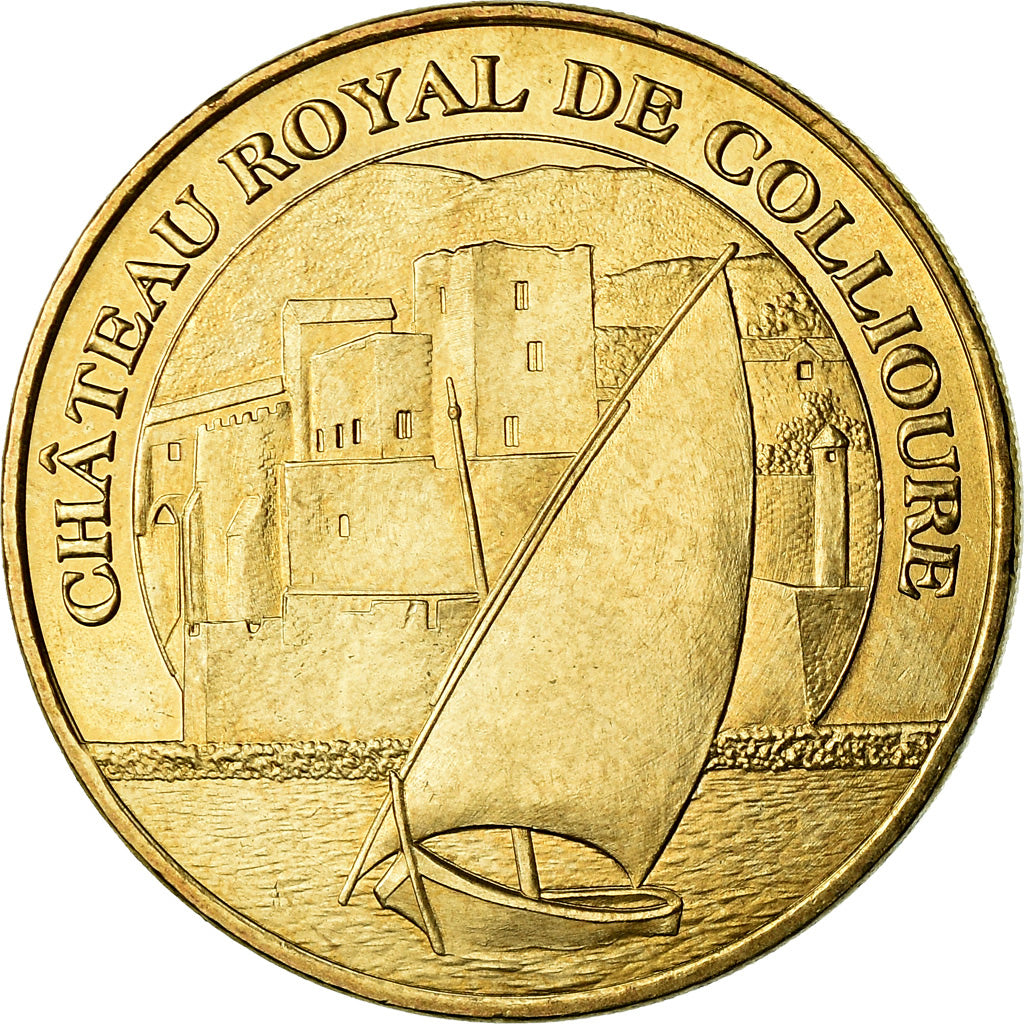 Francia, Token, Jetón turístico, 66/ Château royal de Collioure, Arts &