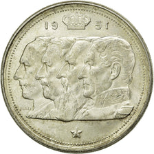 Coin, Belgium, 100 Francs, 100 Frank, 1951, AU(55-58), Silver, KM:139.1
