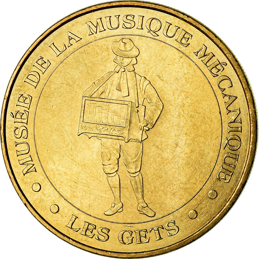 France, Token, Touristic token, 74/ Musique Mécanique -  Les Gets, Arts &