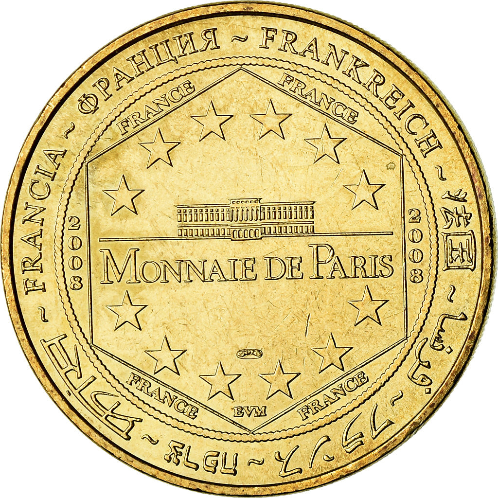 Francia, Token, Jetón turístico, 11/ Abbaye de Caunes-Minervois, Arts &