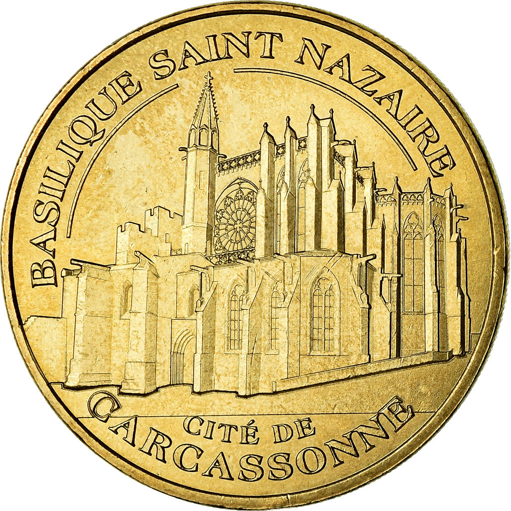 France, Jeton, Jeton Touristique, 11/ Basilique Saint-Nazaire - Carcassonne