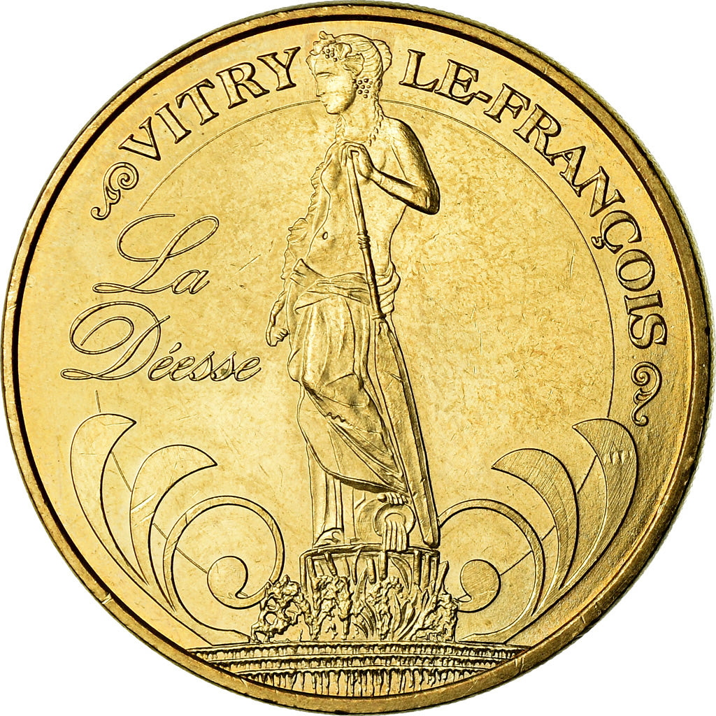 France, Jeton, Jeton Touristique, Vitry le François - Salon de la carte