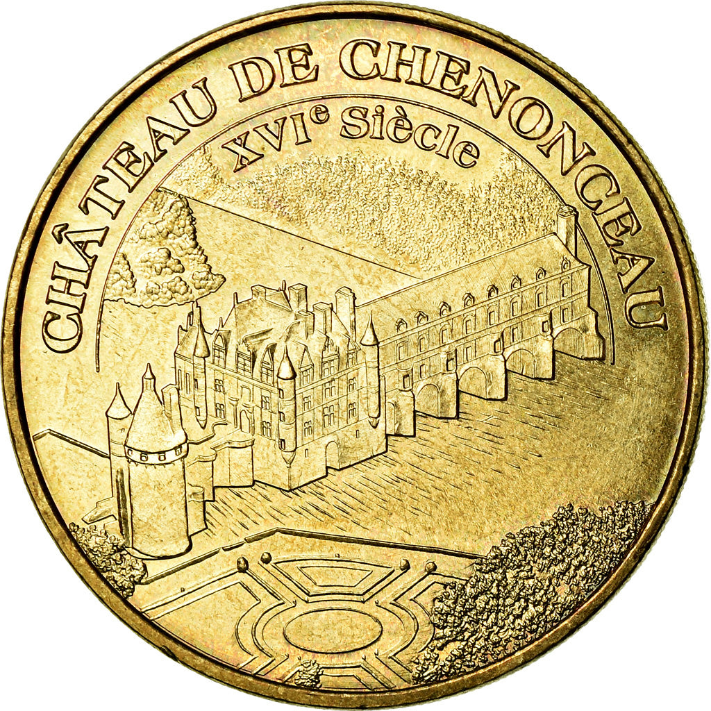 France, Token, Touristic token, Chenonceau -  Chateau n°3, Arts & Culture