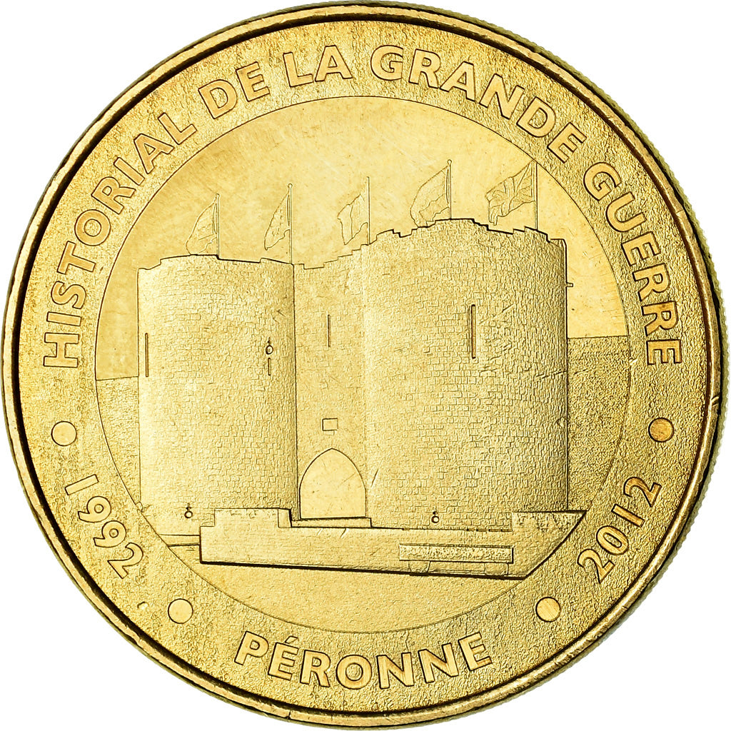 France, Token, Touristic token, Péronne - Historial de la Grande Guerre, Arts &
