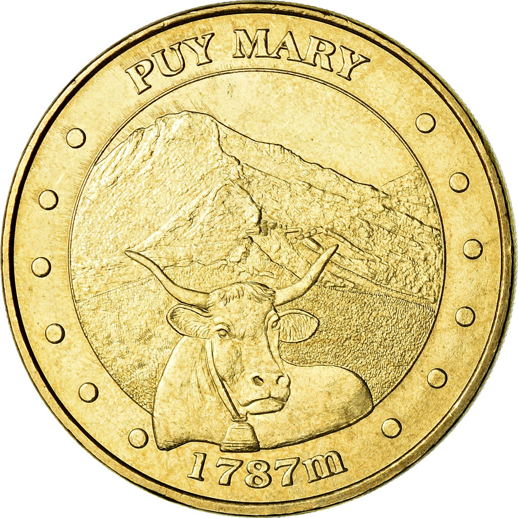 Francia, Token, Jetón turístico, Le Claux - Puy Mary n°2, Arts & Culture