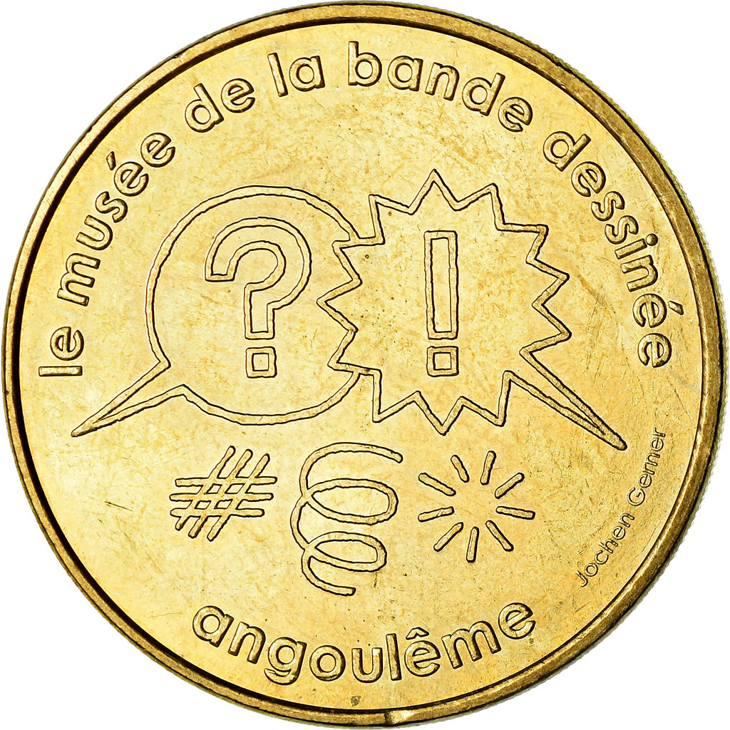 France, Jeton, Jeton Touristique, Angoulême - Musée de la Bande dessinée