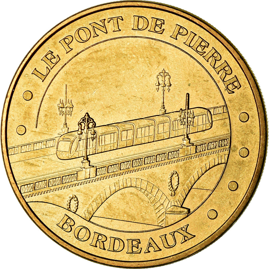 France, Token, Touristic token, Bordeaux - Le pont de pierre, Arts & Culture
