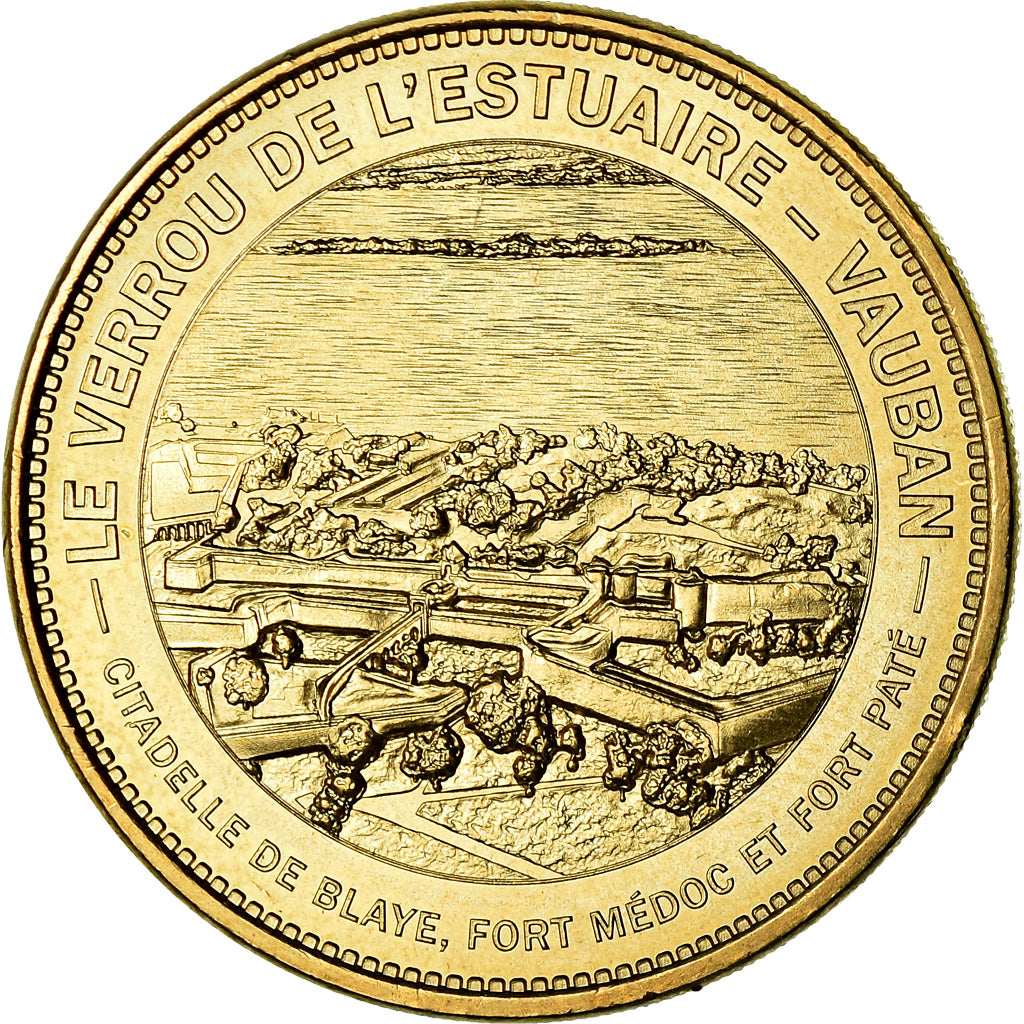 France, Token, Touristic token, Blaye - Le verrou de l'estuaire Vauban, Arts &