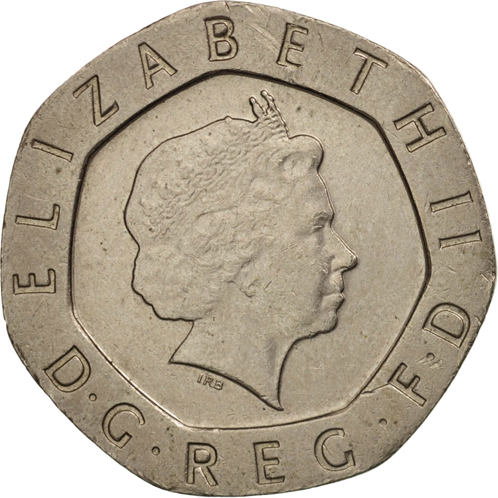Coin, Great Britain, Elizabeth II, 20 Pence, 1998, EF(40-45), Copper-nickel