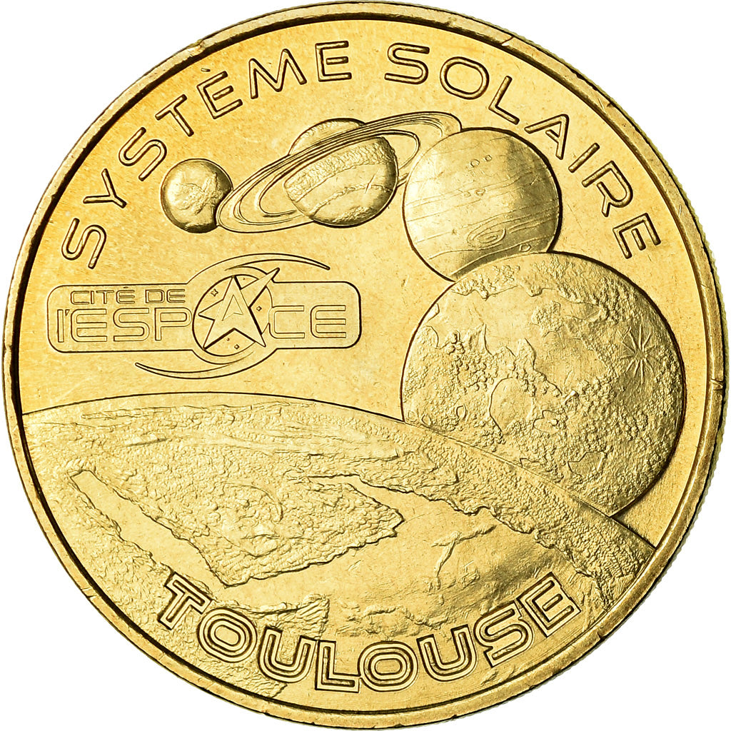 France, Token, Touristic token, Toulouse -  Cité de l'Espace n°6, Arts &