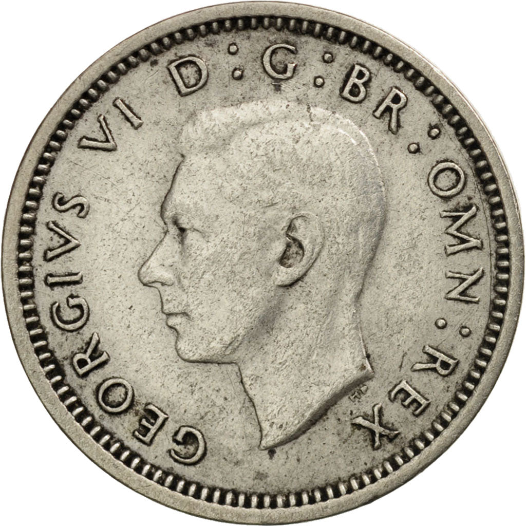 Great Britain, George VI, 3 Pence, 1941, EF(40-45), Silver, KM:848
