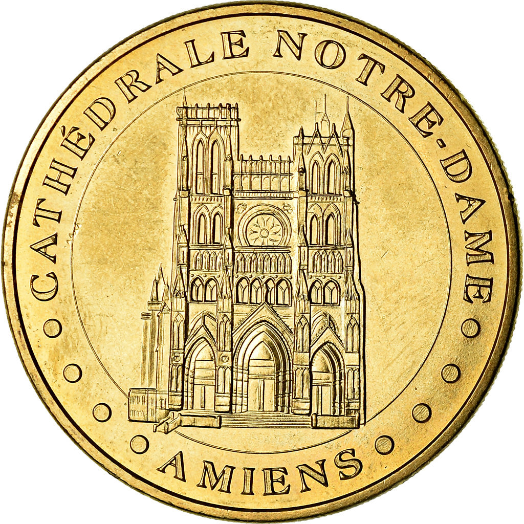 Francja, Token, Żeton turystyczny, Amiens -  Cathédrale n°1, Sztuka i