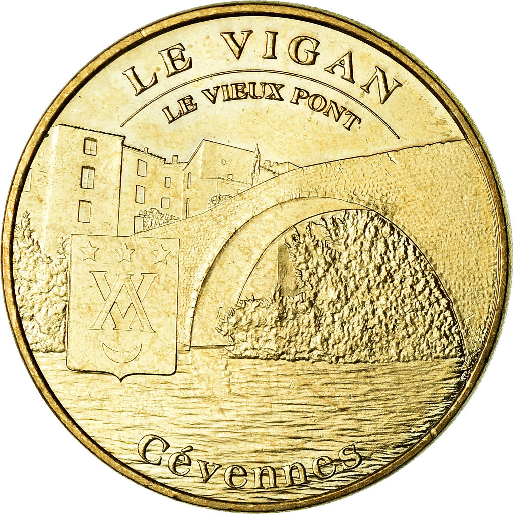 Francja, Token, Żeton turystyczny, Le Vigan - Le vieux pont, Sztuka i Kultura