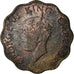 Coin, INDIA-BRITISH, George VI, Anna, 1943, VF(30-35), Nickel-brass, KM:537a