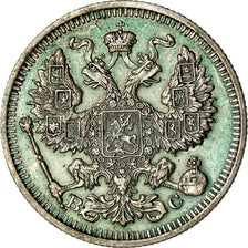 Coin, Russia, Nicholas II, 20 Kopeks, 1913, Saint-Petersburg, EF(40-45), Silver