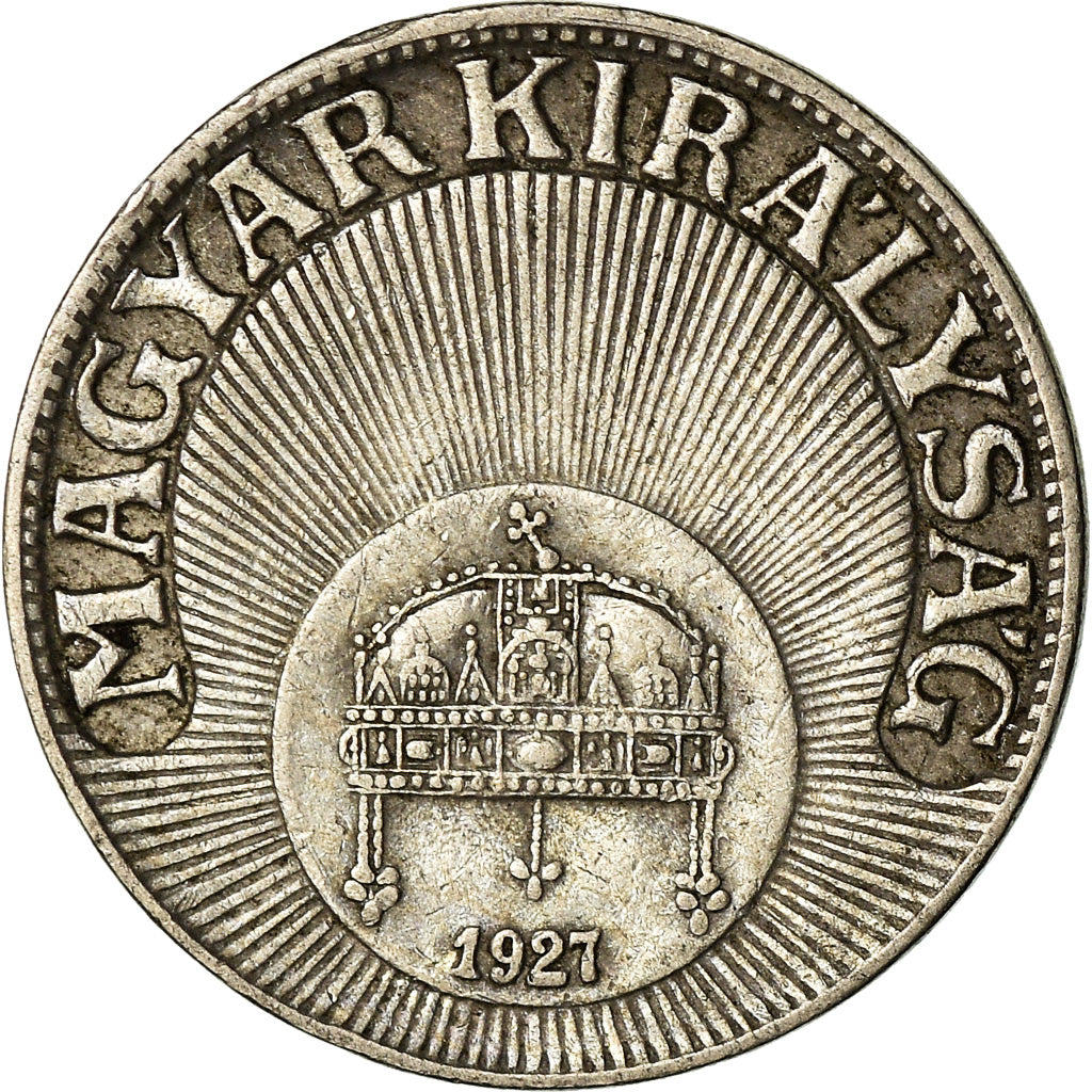 Monnaie, Hongrie, 10 Filler, 1927, Budapest, TTB, Copper-nickel, KM:507