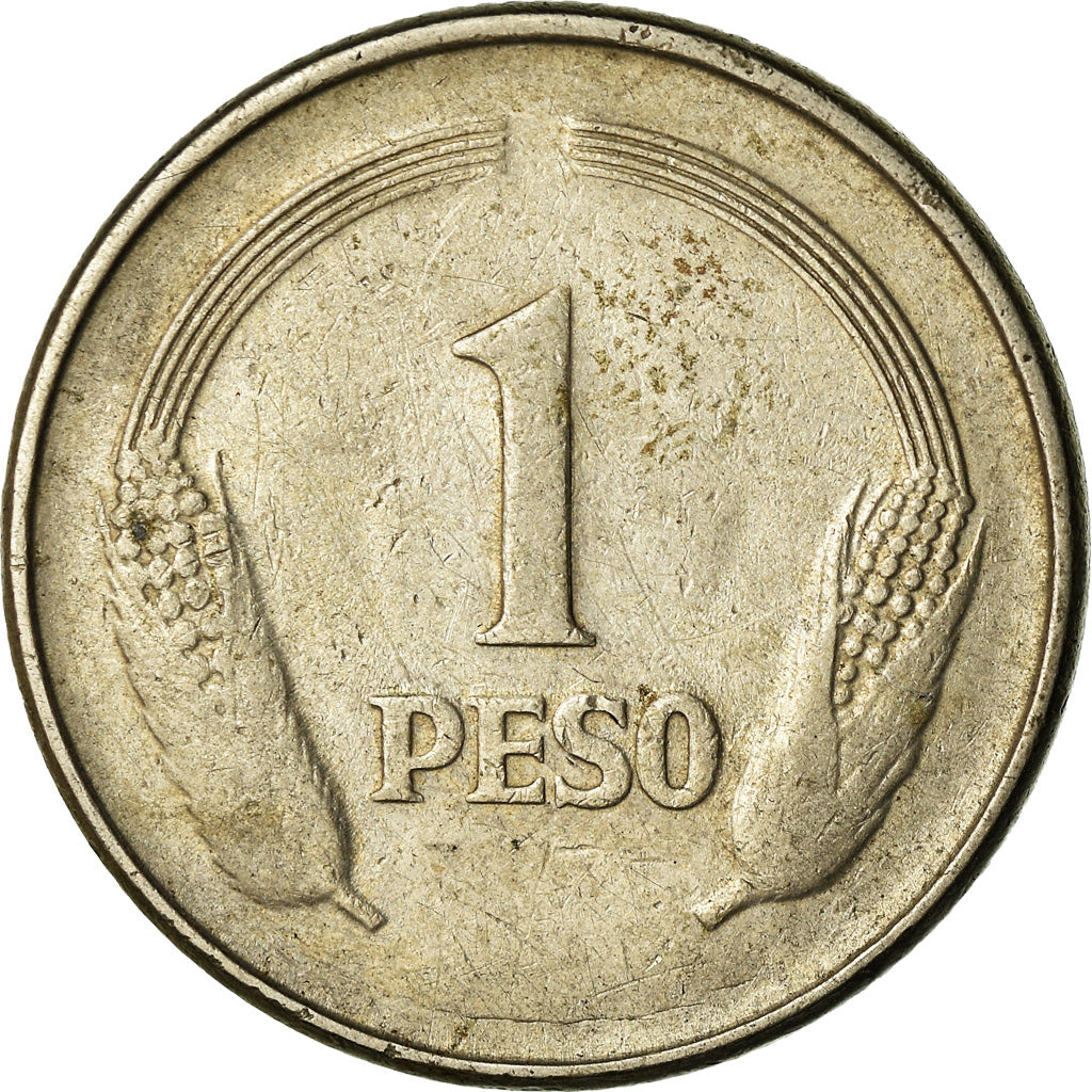 Coin, Colombia, Peso, 1976, VF(30-35), Copper-nickel, KM:258.1